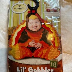 Incharacter Lil Gobbler Baby Turkey Costume, small (6-12m)